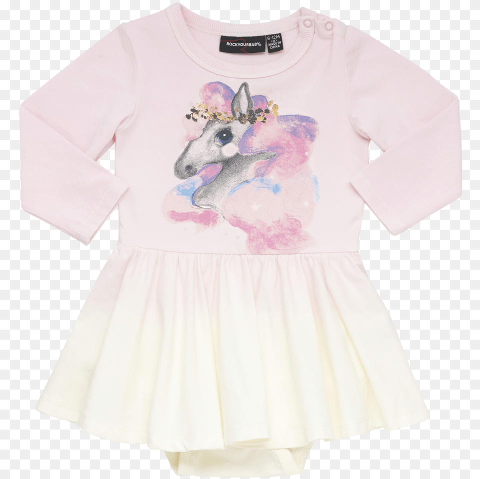 Rock Your Baby Rainbow Brumby Dress Girl, Clothing, Long Sleeve, Sleeve, Blouse Free Transparent Png