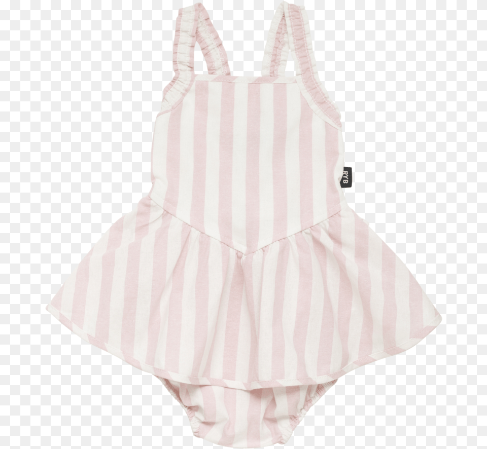Rock Your Baby Stripe Lana Romper In Light Pink, Clothing, Dress, Diaper, Apron Free Png Download