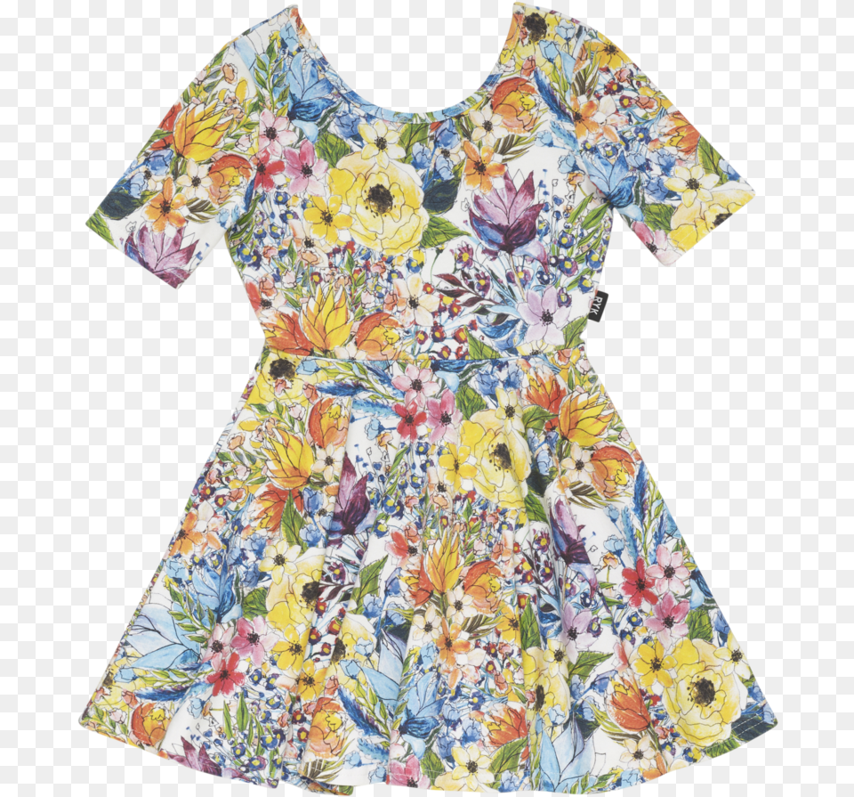 Rock Your Baby The Wild One Girls Mabel Dress Day Dress, Floral Design, Art, Clothing, Graphics Png