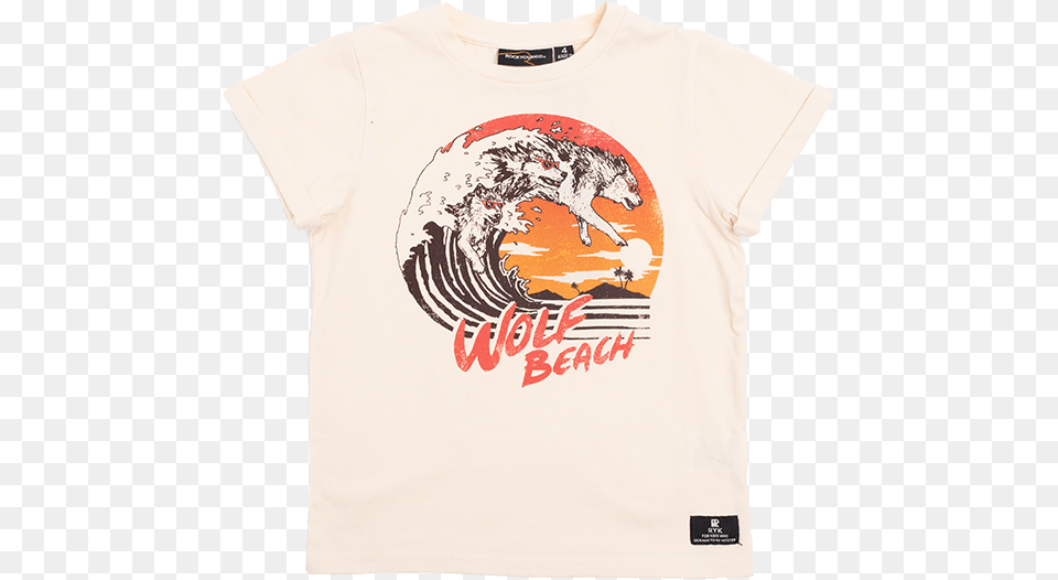 Rock Your Baby Wolf Beach T Shirtclass Vintage Beach Graphic, Clothing, Shirt, T-shirt Free Transparent Png