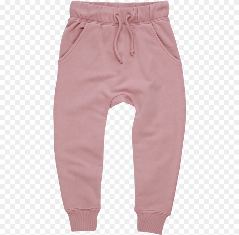 Rock Your Kid Drop Crutch Pants In Pink Trousers, Clothing, Fleece, Person Free Png Download