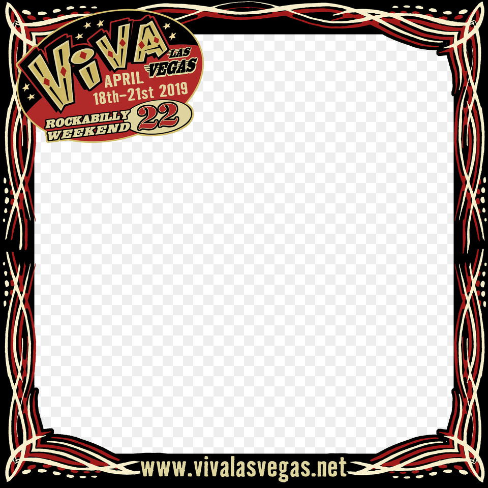 Rockabilly Borders, Text, White Board, Paper Png Image