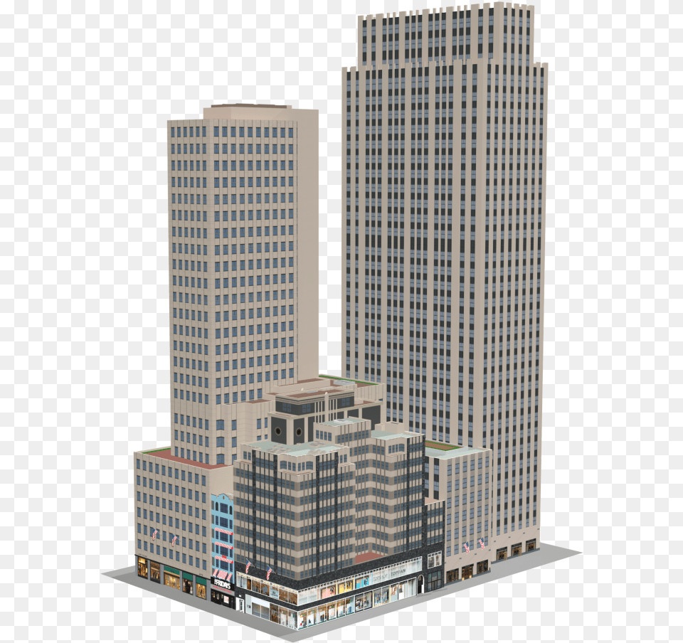 Rockefeller Center Dwg, Urban, Office Building, Metropolis, Housing Free Transparent Png