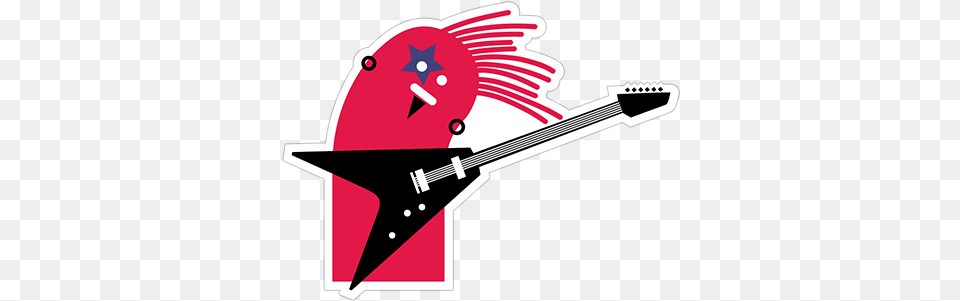 Rocker Rockstar Gitarist Gitaristus Rokstar Graphic Design, Guitar, Musical Instrument, Electric Guitar Free Png Download