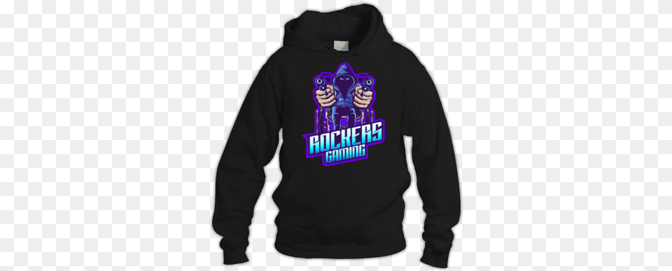 Rockersgaming Twitch Logo Dj Chidi Logo Design, Clothing, Hood, Hoodie, Knitwear Free Transparent Png