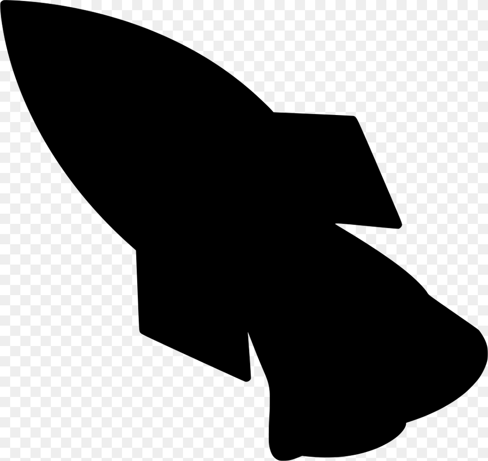 Rocket, Gray Png