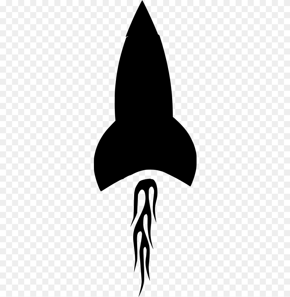 Rocket, Gray Free Png