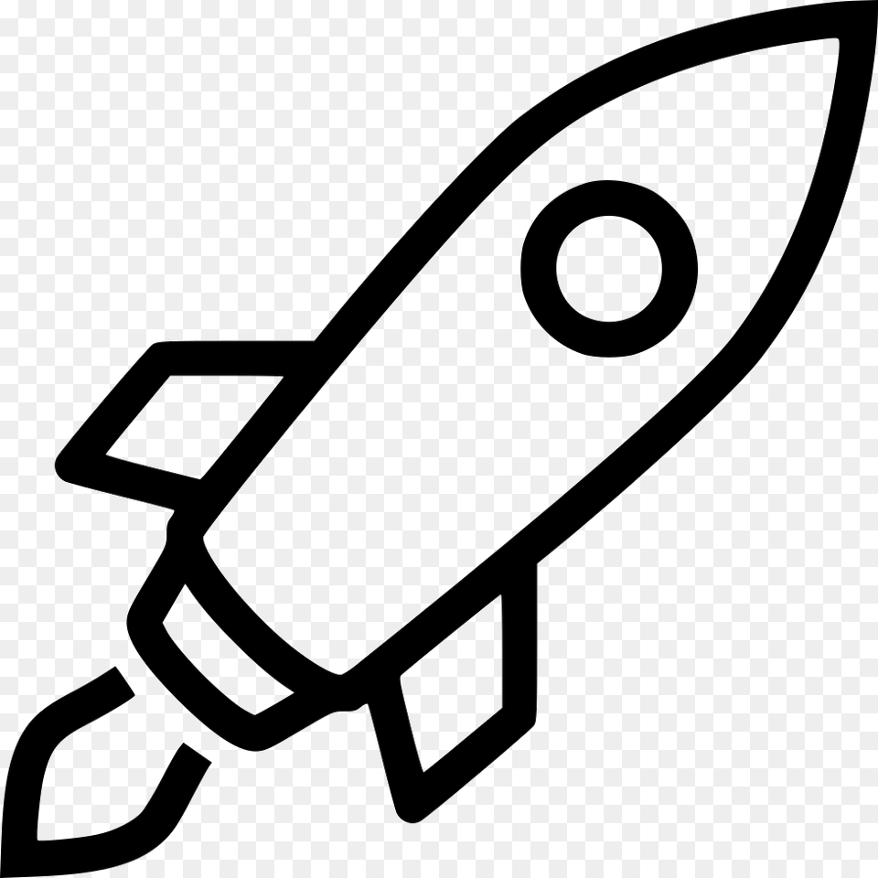 Rocket Background Image Rocket Icon White, Stencil, Weapon, Device, Grass Free Png