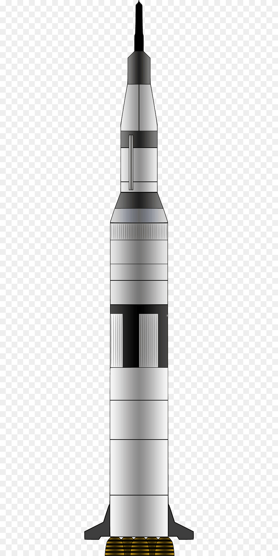 Rocket Black And White Clipart, Weapon Free Png Download