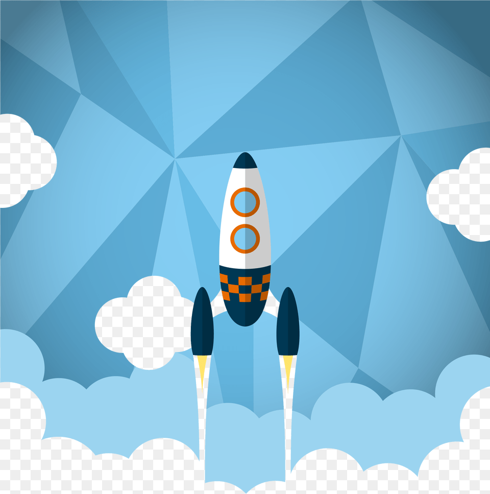 Rocket Cartoon Background, Art, Graphics, Modern Art, Weapon Png Image