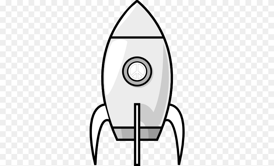 Rocket Clipart Black And White, Nature, Outdoors, Sea, Water Free Png Download
