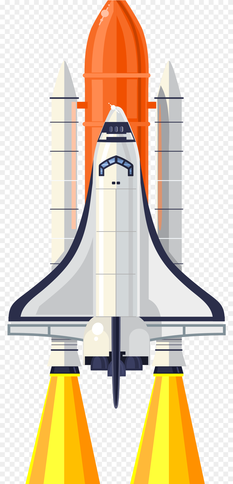 Rocket Clipart Space Rocket, Aircraft, Spaceship, Transportation, Vehicle Png Image