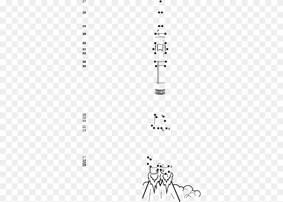 Rocket Connect Dots Iss Activity Sheet P2 Illustration, Outdoors, Cross, Symbol Free Png