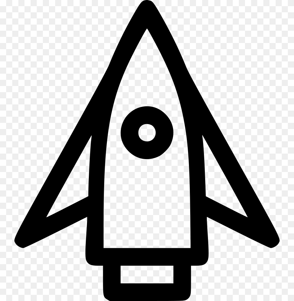 Rocket Growth Launcher Achivement Goal Mission Growth Rocket Icon Triangle, Weapon, Animal, Arrow Free Transparent Png