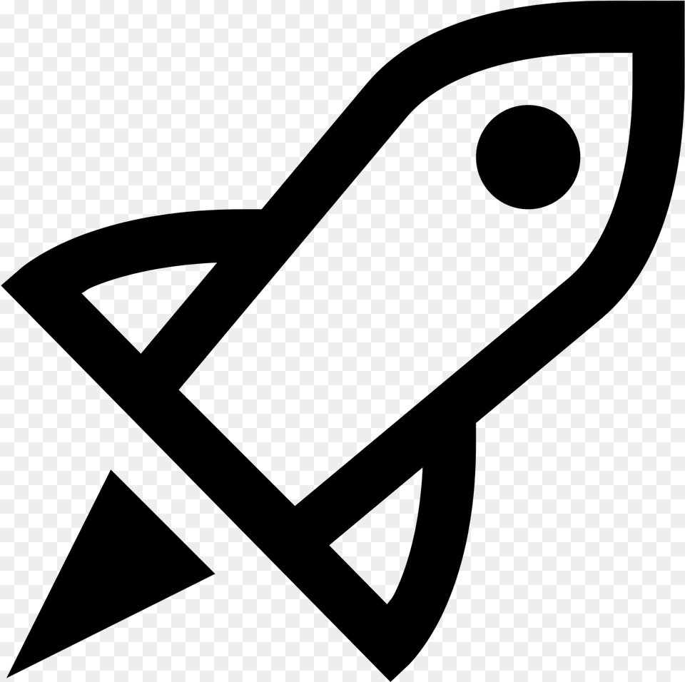 Rocket Icon Icon, Gray Free Png Download
