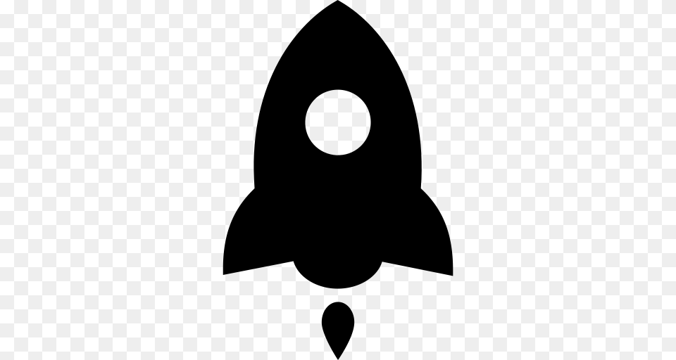 Rocket Icon With And Vector Format For Free Unlimited, Gray Png