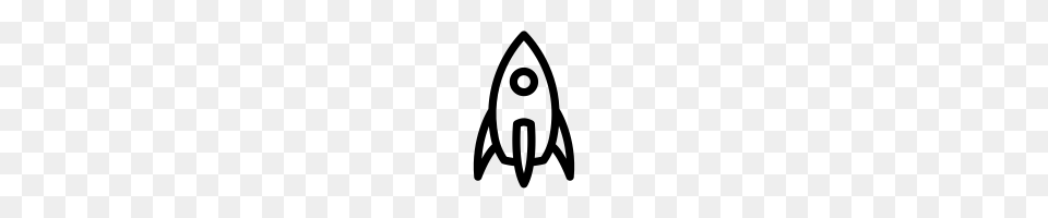 Rocket Icons Noun Project, Gray Free Png Download