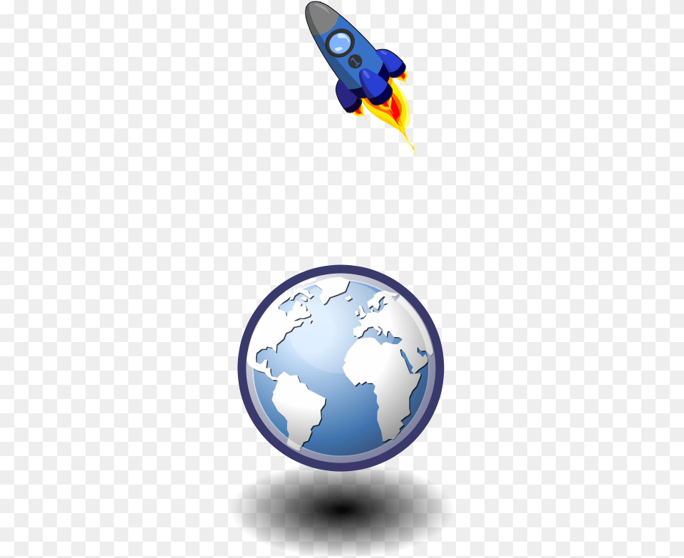 Rocket In The Sky Vector Graphic Space Solar System Riddles, Astronomy, Outer Space, Planet, Globe Png