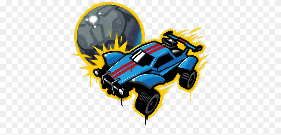 Rocket League Fortnite Rocket League Spray, Device, Grass, Lawn, Lawn Mower Png Image