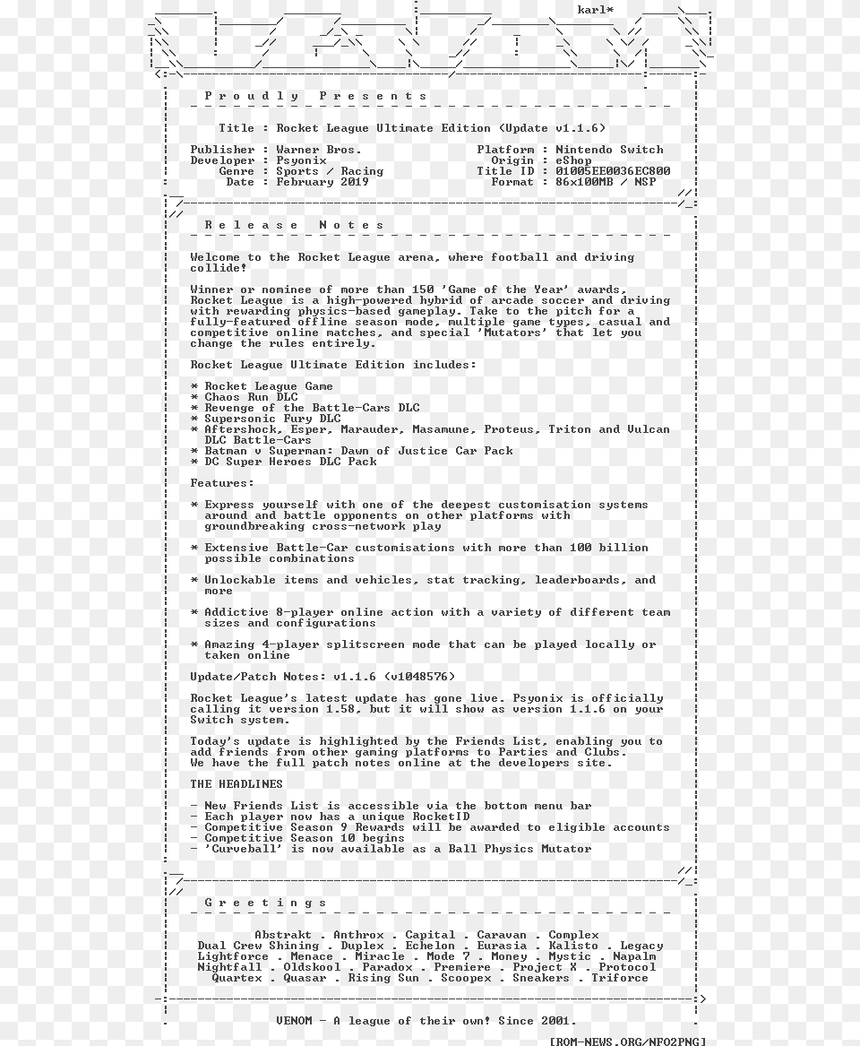 Rocket League Ultimate Edition Update V1 Document, Page, Text Free Transparent Png