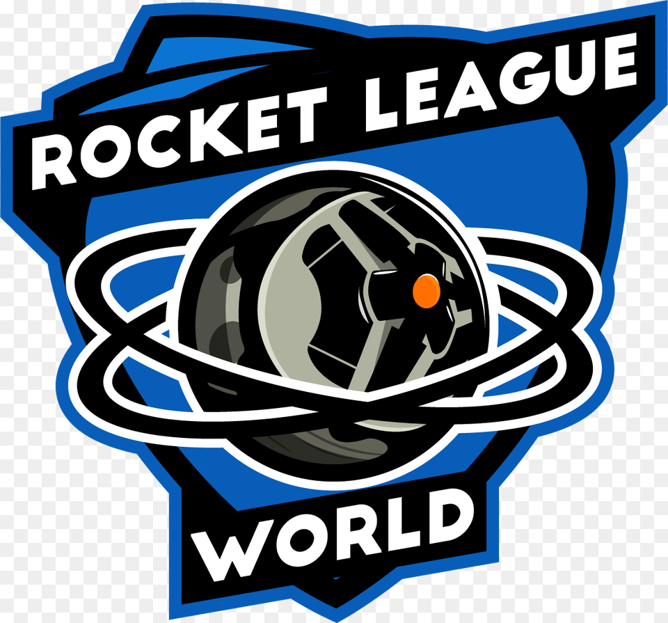 Rocket League World Rocket League World Logo, Helmet, Clothing, Hardhat, Playing American Football Png Image