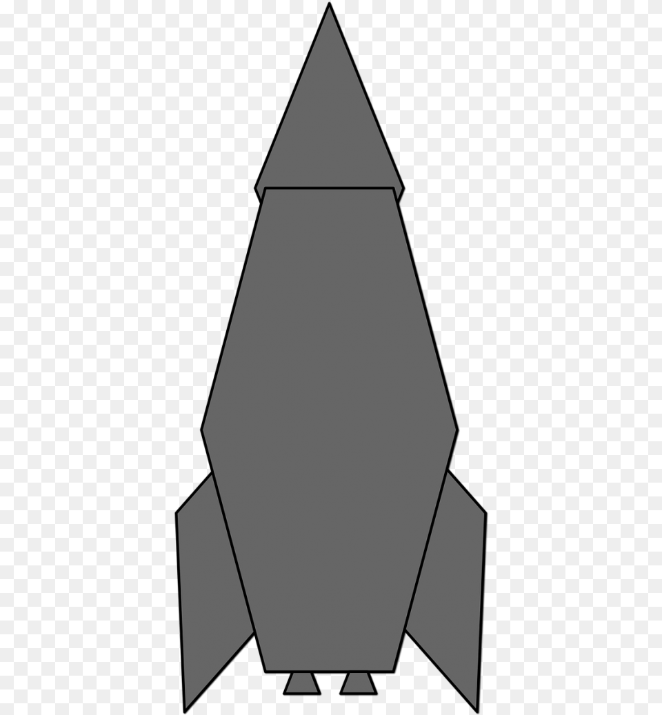 Rocket Missile Spacecraft, Art, Triangle, Symbol, Origami Free Png Download