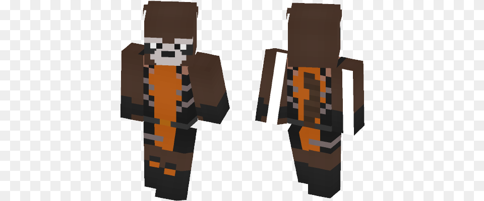 Rocket Raccoon Marvel Minecraft Skin For Minecraft Skin Red Arrow, Formal Wear Png Image