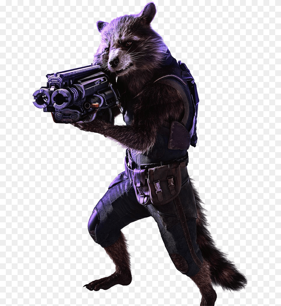 Rocket Raccoon Photo Endgame Rocket Raccoon, Firearm, Gun, Handgun, Weapon Free Png Download