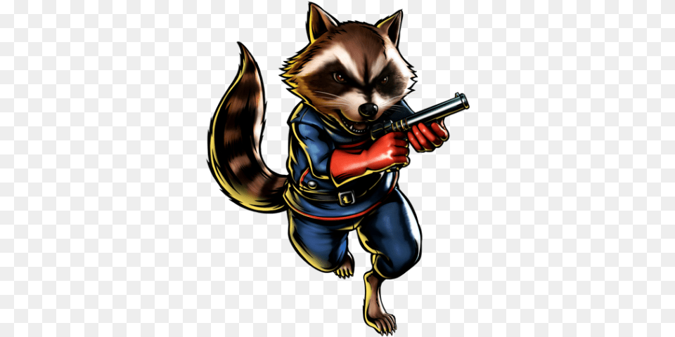 Rocket Raccoon Ultimate Marvel Vs Capcom, Book, Comics, Publication, Baby Png Image