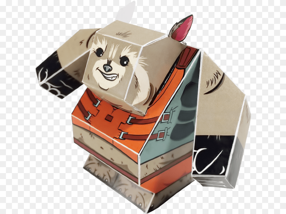 Rocket Racoon, Box, Book, Publication, Cardboard Png Image