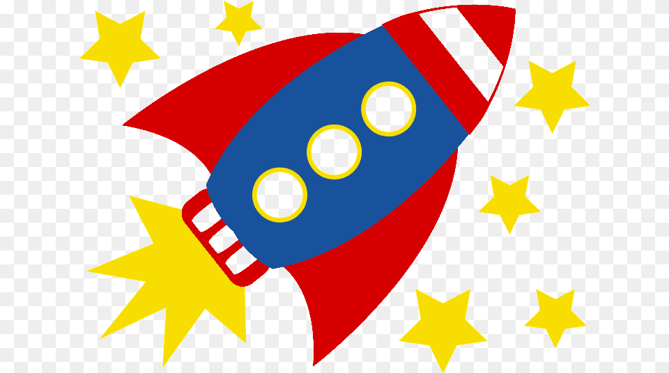 Rocket Ship Outline Drawing Space Theme Retro Cute Rocket Clipart Free Png Download
