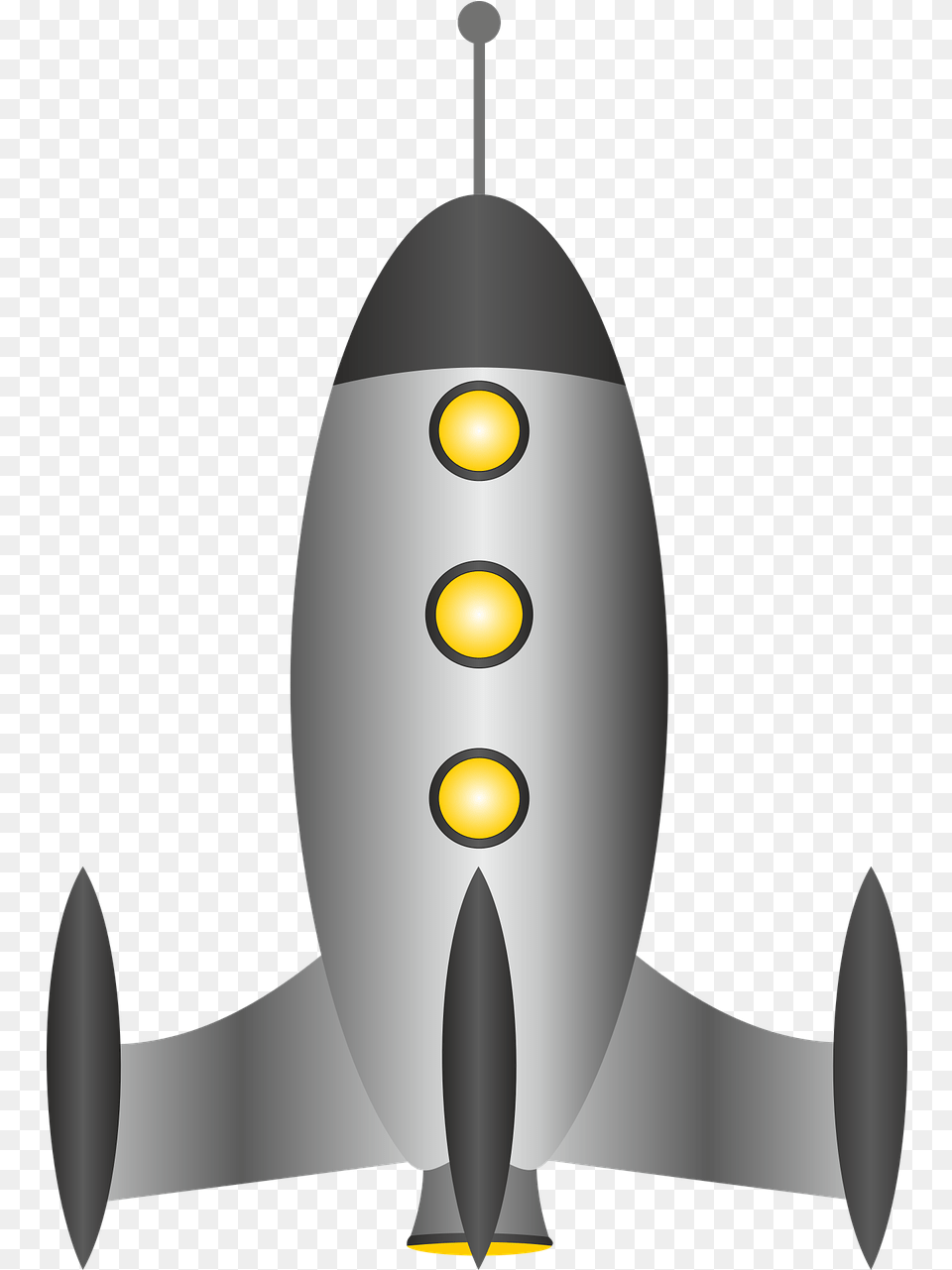 Rocket Spaceship Space Travel Free Vector Graphic On Pixabay Rakieta, Aircraft, Airliner, Airplane, Transportation Png Image