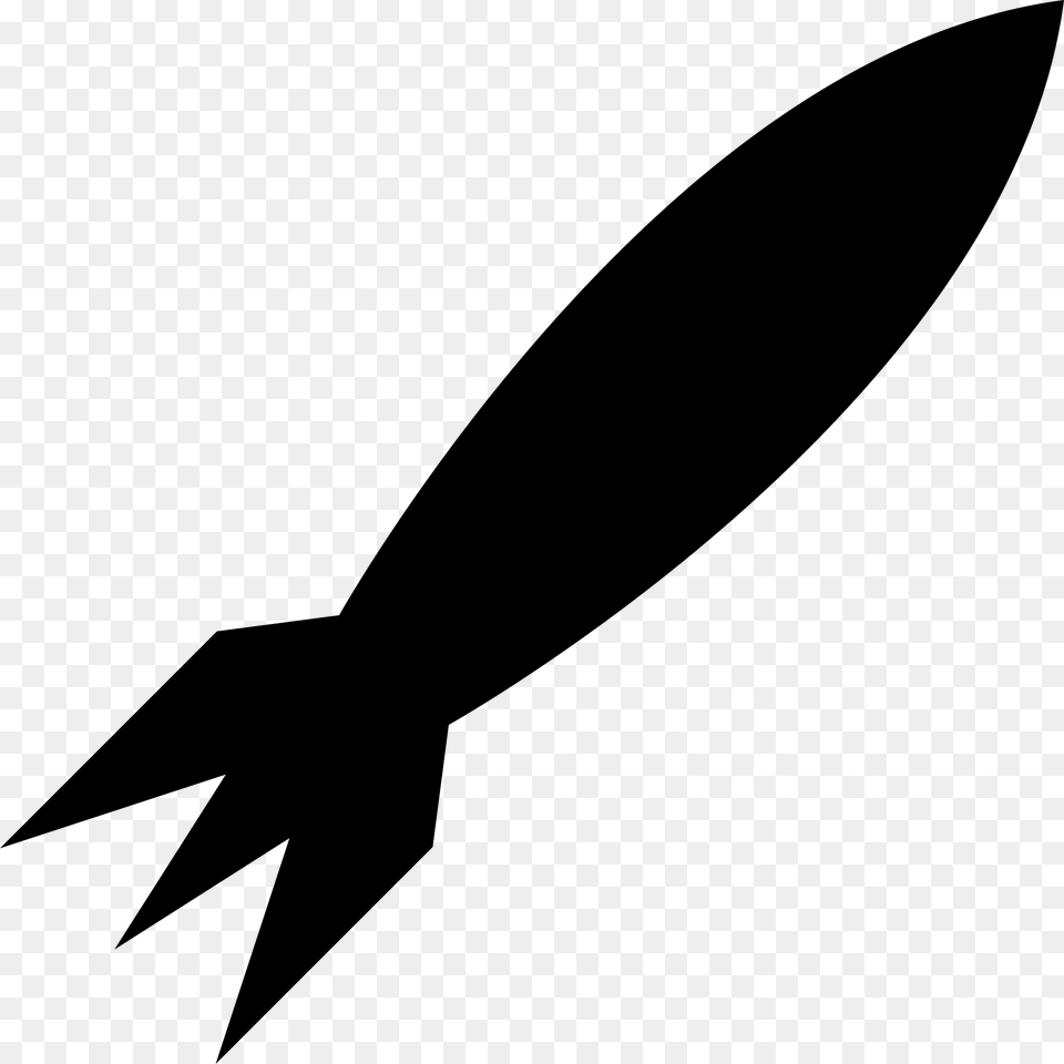 Rocket Symbol, Gray Free Transparent Png