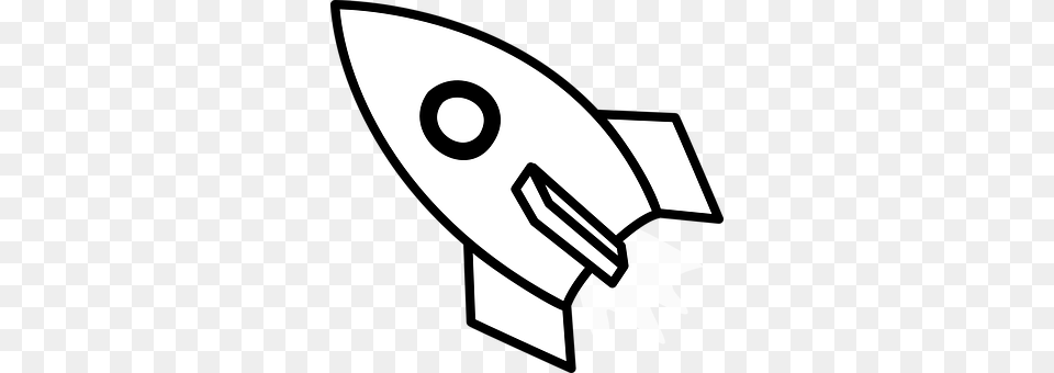 Rocket Vector Graphics Rocket Clipart Black And White, Aircraft, Transportation, Vehicle, Animal Free Png Download