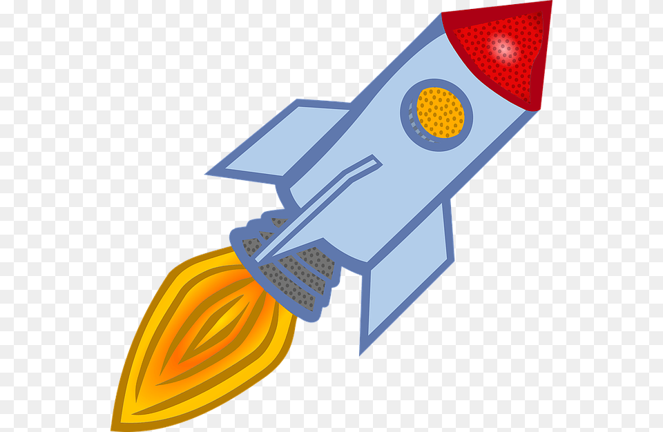 Rocket Vehicle Space Travel Astronaut Space Rocket Clipart Colour, People, Person, Light, Launch Png Image