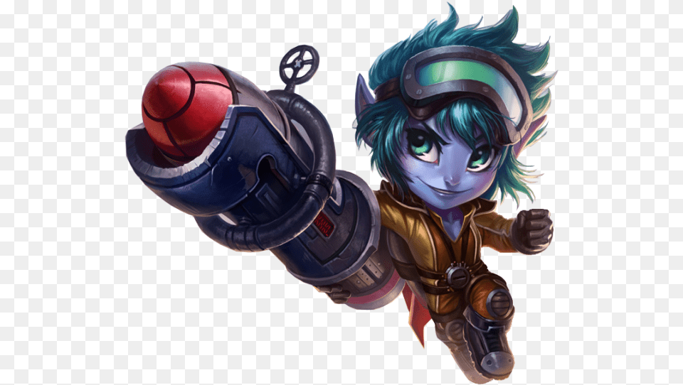 Rocketeer Tristana Image League Of Legends Tristana, Baby, Person, Face, Head Free Png