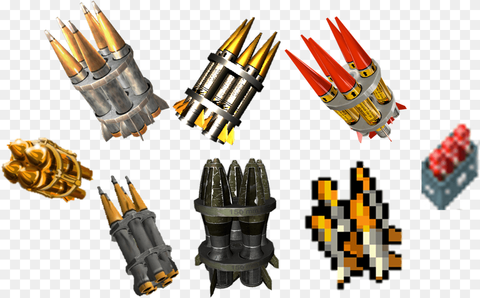 Rockets, Ammunition, Weapon, Dynamite Png Image