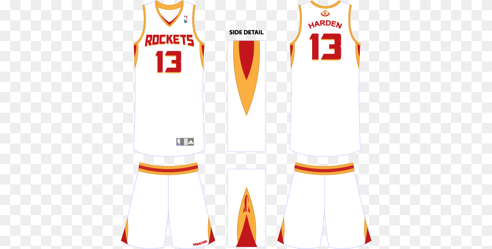Rockets Jersey Houston Rockets Uniforms By Fans, Clothing, Shirt Free Png Download
