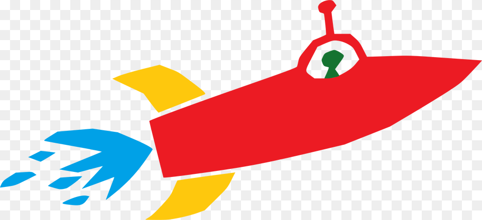 Rocketship 2 Public Domain Cartoon Computer Clipart Free Png