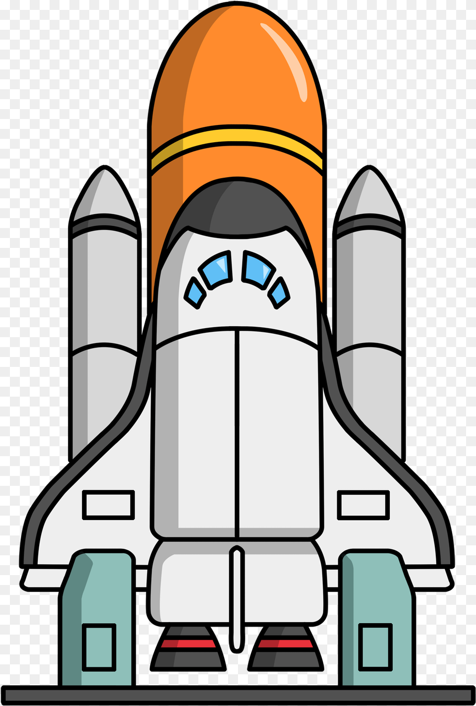 Rocketship Clipart Realistic Rocket Ship Clipart, Aircraft, Space Shuttle, Spaceship, Transportation Free Png