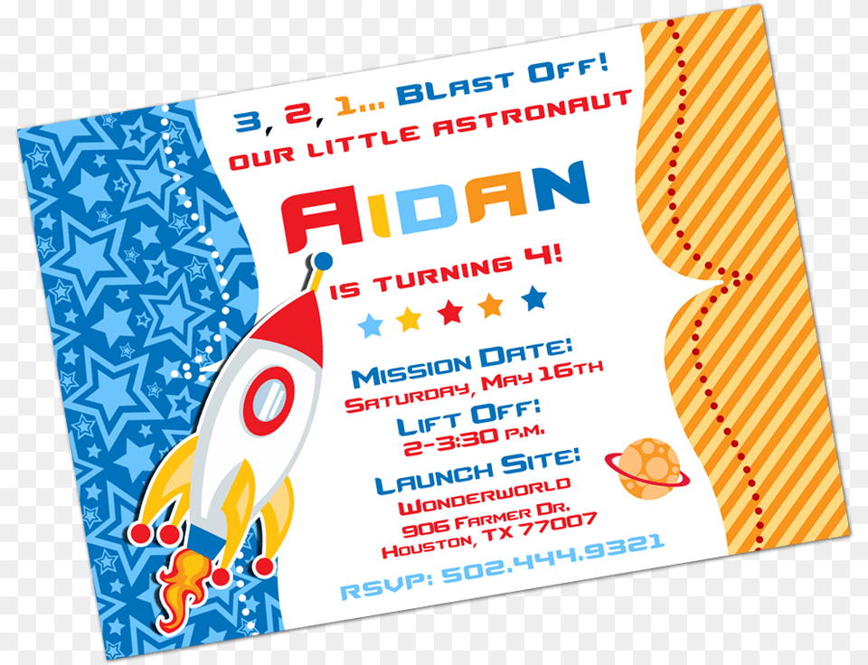 Rocketship Digital Invitation Digital Invitations Poster, Advertisement Png Image