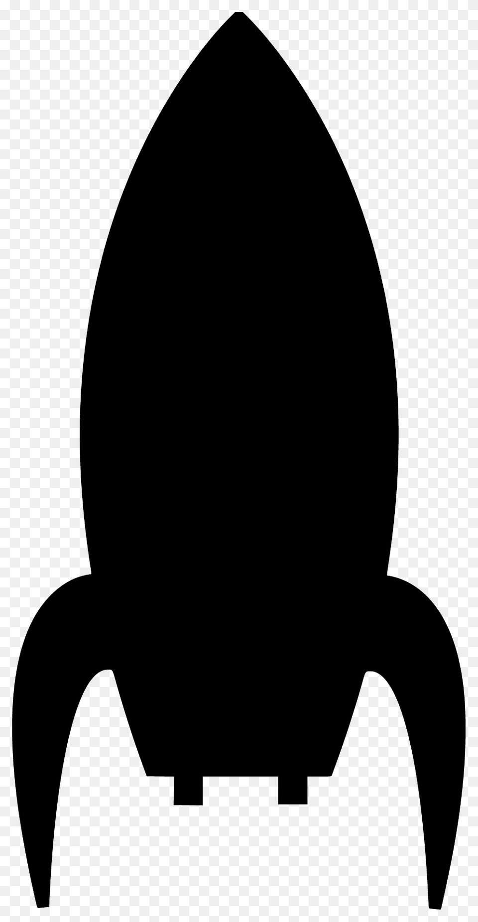 Rocketship Silhouette, Animal, Fish, Sea Life, Shark Png