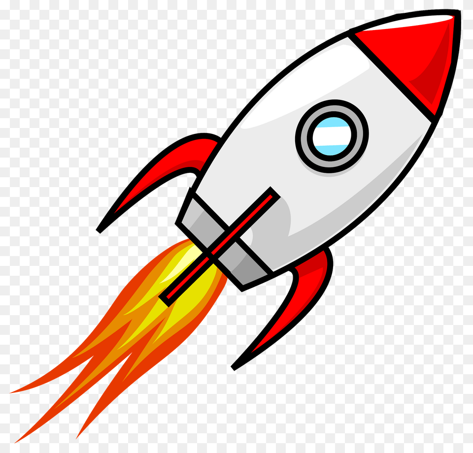 Rocketship Taking Off Clipart, Rocket, Weapon, Animal, Sea Life Png Image