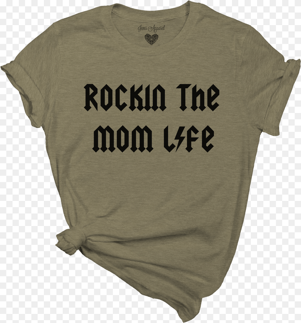 Rockin The Mom Life Donut Grow Up T Shirt, Clothing, T-shirt, Person Free Png Download