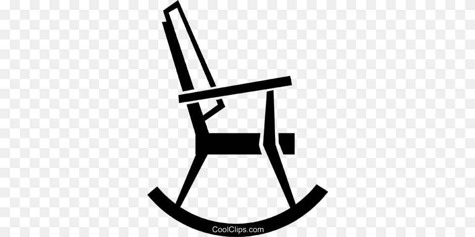 Rocking Chair Royalty Vector Clip Art Illustration, Furniture, Rocking Chair Free Png Download