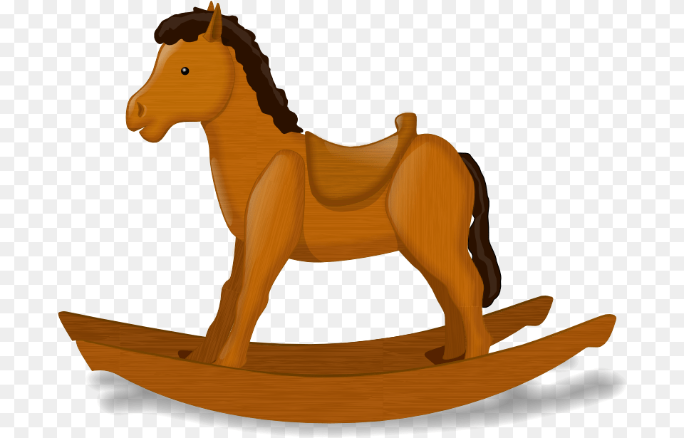 Rocking Horse Clip Art, Animal, Colt Horse, Mammal, Furniture Free Png Download