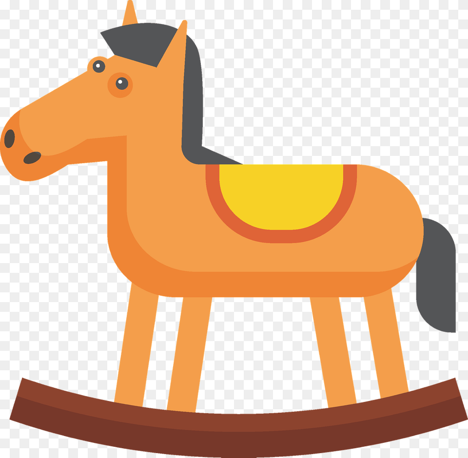 Rocking Horse Clipart, Furniture, Rocking Chair, Animal, Mammal Free Transparent Png