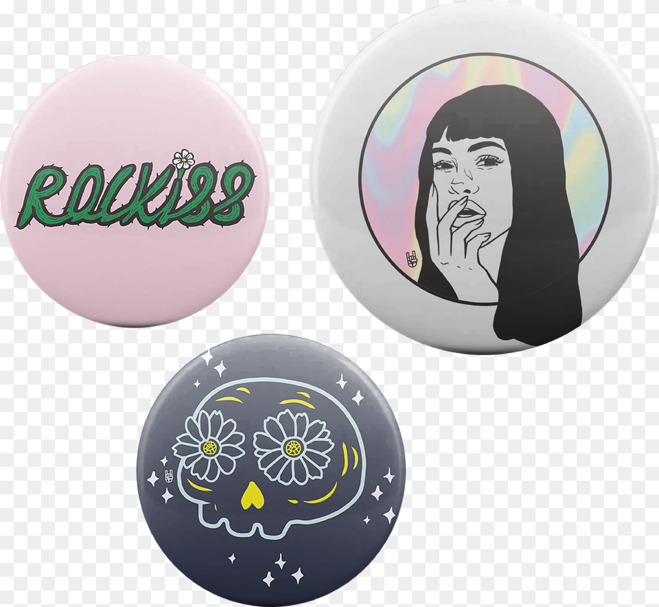 Rockiss Button Pins Circle, Badge, Logo, Symbol, Adult Free Transparent Png