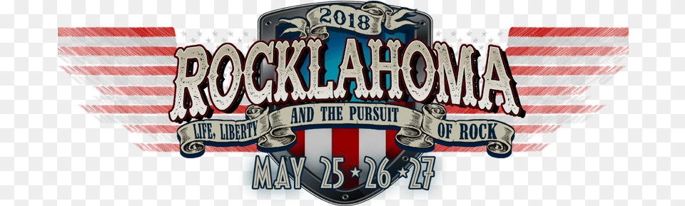 Rocklahoma Set Times Have Been Announced For Rocklahoma Rocklahoma, Emblem, Symbol, Logo, American Flag Png Image