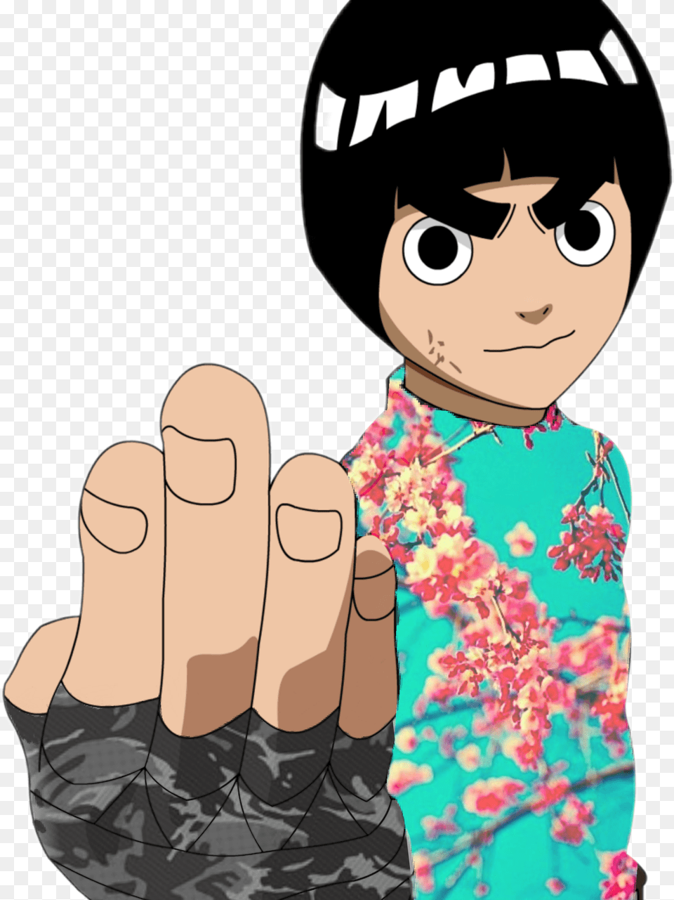 Rocklee Naruto Aesthetic, Body Part, Hand, Person, Baby Png